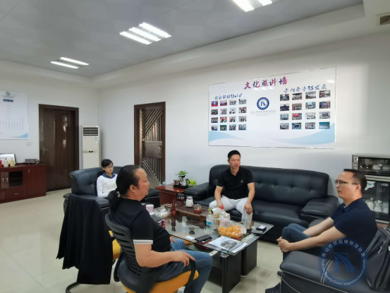 佛山众陶联供应链服务有限公司冼研钧总监到访协会交流