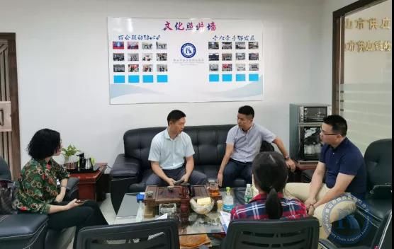 深圳市公路货运与物流行业协会主任李健一行到访协会交流